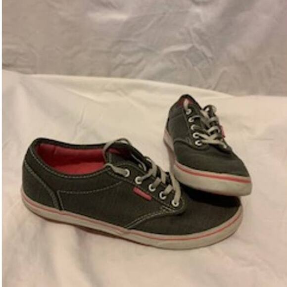 Vans Gray and Pink Sneakers Womens Size 7 Classic - Picture 8 of 8